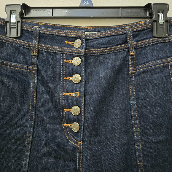 👖 ULLA JOHNSON High-Waisted Button-Fly Jeans Size 0 - Picture 3 of 7